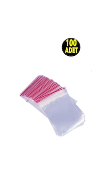 100 Adet 5 5 Cm Kilitli Şeffaf Poşet -mini Ürün Ambalaj Naylonu Poşeti