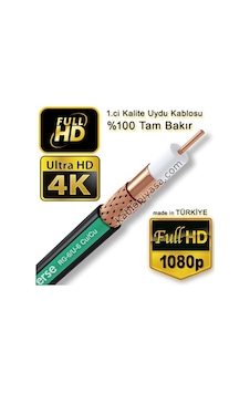 Erse Rg6U6 Bakır Anten Kablosu Bakır 25 Metre Erse Rg6U6 Bakır Anten Kablosu Bakır 25 Metre