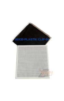 30 X 30 Clip-ın Plastik Asma Tavan Tam Takım Plastik Sistemi 10 M2 30 X 30 Clip-ın Plastik Asma Tavan Tam Takım Plastik Sistemi 10 M2