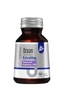 Ocean Extramag Magnezyum Bisglisinat + P5p 60 Tablet Ocean Extramag Magnezyum Bisglisinat + P5p 60 Tablet