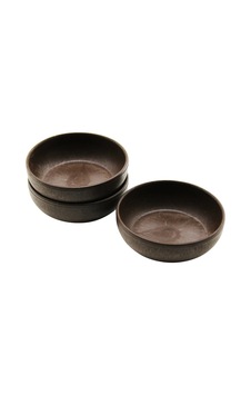 3pcs Naturel Plastik Çerezlik Çap: 10cm - Derinlik: 3cm Çok Renkli 3pcs Naturel Plastik Çerezlik Çap: 10cm - Derinlik: 3cm Çok Renkli