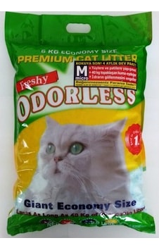 Freshy Odorless Enco Cat Litter Kristal Kedi Kumu 6 KG Freshy Odorless Enco Cat Litter Kristal Kedi Kumu 6 KG