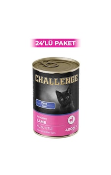 Challenge Kuzu Etli Pate Yavru Kedi Konservesi 24 x 400 G
