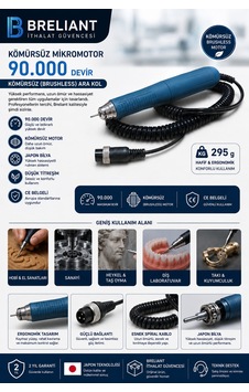 90.000 Devir Kömürsüz Mikromotor Arakol