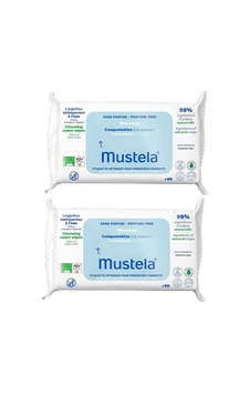 Mustela Kompost Islak Mendil Parfümsüz 60 Adet 1+1 Islak Mendil Mustela Kompost Islak Mendil Parfümsüz 60 Adet 1+1 Islak Mendil
