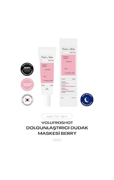 Dolgunlaştırıcı Volufroshot Dudak Maskesi Berry Lip Sleeping Mask