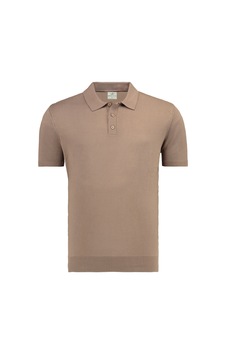 Anthony Jackson Premium Erkek Triko Polo Yaka T-shirt Giovanni Kahverengi