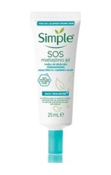 Simple Daily Skin Sos Matlaştırıcı Jel 25 ML Simple Daily Skin Sos Matlaştırıcı Jel 25 ML
