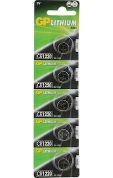 Gp Cr1220 3 Volt Lityum Pil 5li Düğme Pil Gpcr1220-c5 Gp Cr1220 3 Volt Lityum Pil 5li Düğme Pil Gpcr1220-c5