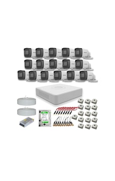 Hikvision 2 MP 16 Kameralı 4 TB Disk Dış Ortam AHD HD-TVI Full Kamera Seti Hikvision 2 MP 16 Kameralı 4 TB Disk Dış Ortam AHD HD-TVI Full Kamera Seti