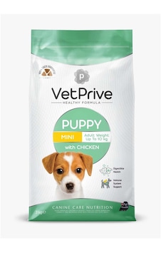 Vet Prive Puppy Küçük Irk Tavuklu Yavru Köpek Maması 3 KG Vet Prive Puppy Küçük Irk Tavuklu Yavru Köpek Maması 3 KG