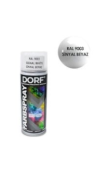 Dorf Beyaz Sprey Boya Sinyal Beyaz Akrilik Ral9003 400ml Dorf Beyaz Sprey Boya Sinyal Beyaz Akrilik Ral9003 400ml