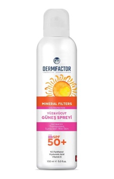 Dermfactor Bluelight Mineral Filtre Güneş Spreyi Spf50 150ml