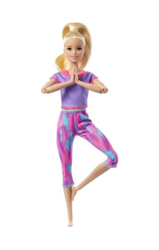 Barbie Sonsuz Hareket Bebeği Sarışın Desenli Taytlı Gxf04 Barbie Sonsuz Hareket Bebeği Sarışın Desenli Taytlı Gxf04