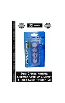 Özel Üretim Koruma Ekipman Grup Ep-1 Şeffaf Silikon Kulak Tıkacı 4 Lü Özel Üretim Koruma Ekipman Grup Ep-1 Şeffaf Silikon Kulak Tıkacı 4 Lü