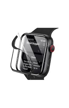 Piili Apple Watch Uyumlu 45mm Seramik Ekran Koruyucu Şeffaf Piili Apple Watch Uyumlu 45mm Seramik Ekran Koruyucu Şeffaf