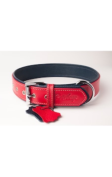 Privilege Flotter Hakiki Deri Köpek Boyun Tasması M Kırmızı Lacivert 3 x 38-47 CM Kırmızı Privilege Flotter Hakiki Deri Köpek Boyun Tasması M Kırmızı Lacivert 3 x 38-47 CM Kırmızı