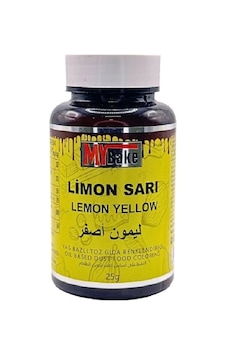 Yağ Bazlı Toz Boyamy Bake 25 Gr Limon Sarısı Yağ Bazlı Toz Boyamy Bake 25 Gr Limon Sarısı