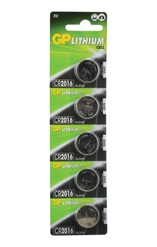 Aaa Pil Gp Cr2016 Lityum Pil 5 Li Paket