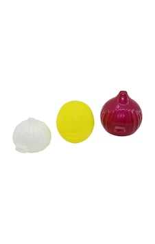 3lü Saklama Kutusu Limon - Soğan - Sarımsak Renkli Plastik Fileli Ambalaj 4741 3lü Saklama Kutusu Limon - Soğan - Sarımsak Renkli Plastik Fileli Ambalaj 4741