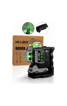 Heilber Ba0115372 12 Satır Şarjlı Yeşil Işık Lazer Hizalama Ve Terazi Cihazı 12v 2ah Akülü, Otomatik Hassa Heilber Ba0115372 12 Satır Şarjlı Yeşil Işık Lazer Hizalama Ve Terazi Cihazı 12v 2ah Akülü, Otomatik Hassa