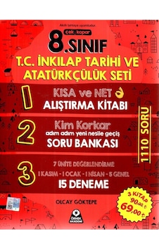 Örnek Akademi 8. Sınıf T.C. İnkılap Tarihi ve Atatürkçülük Seti