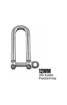 Shuıvan Zincir Kilidi 12mm Uzun Tip - 316 Paslanmaz-1647 Shuıvan Zincir Kilidi 12mm Uzun Tip - 316 Paslanmaz-1647