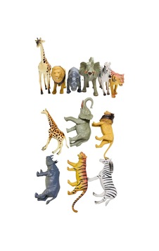 Vahşi Hayvan Xl Büyük Boy 6lı Zebra Aslan Fil Gergedan Zürafa Kaplan Vahşi Hayvan Xl Büyük Boy 6lı Zebra Aslan Fil Gergedan Zürafa Kaplan