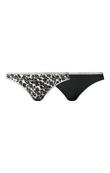 Calvin Klein Thong 2pk Kadın Siyah Tanga Set Calvin Klein Thong 2pk Kadın Siyah Tanga Set