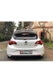 Opel Astra J Çift Kat Spoiler  Fiber