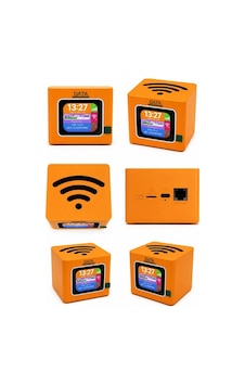 Dataforce Q51 Router 1 Port Dataforce Q51 4g Wıfı 6 Taşınabilir 3000mah.bataryalı Küpmmodem Router