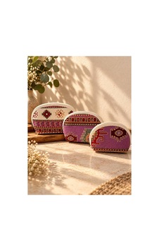 Badufa Home Etnik Kilim Desenli Fermuarlı El Askılı Makyaj Ve Organizer Çantası-3farklı Boy Bej-pembe Bej-pembe Badufa Home Etnik Kilim Desenli Fermuarlı El Askılı Makyaj Ve Organizer Çantası-3farklı Boy Bej-pembe Bej-pembe
