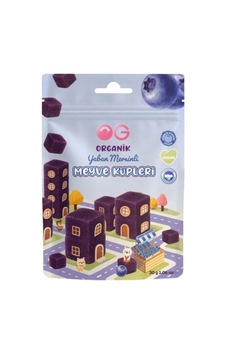 Og Natural Organik Yaban Mersinli Meyve Küpleri 30gr Og Natural Organik Yaban Mersinli Meyve Küpleri 30gr