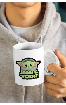 Baby Yoda Funny Baskılı Kupa Bardak Açık Yeşil Baby Yoda Funny Baskılı Kupa Bardak Açık Yeşil