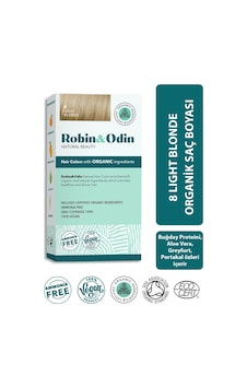 Robin & Odin Organik Kalıcı Saç Boyası Light Blonde 8 (548790263) Robin & Odin Organik Kalıcı Saç Boyası Light Blonde 8 (548790263)