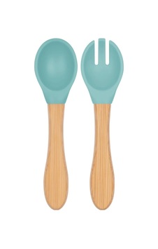 Oioi Basıcs Mama Kaşığı + Çatal - Aqua Sku: Zeus8690010031723 27cm Oioi Basıcs Mama Kaşığı + Çatal - Aqua Sku: Zeus8690010031723 27cm