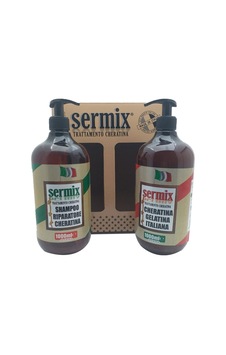 Sermix Italyan Jel Keratin Şampuan 1 L + Brezilya Fön 1 L