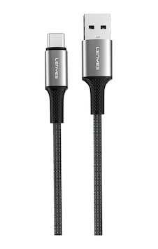 Lenyes Lc565 Usb-a To Type-c Örgü Tasarımlı Hızlı Şarj Özellikli Data Ve Şarj Kablosu 12w 1m Siyah Lenyes Lc565 Usb-a To Type-c Örgü Tasarımlı Hızlı Şarj Özellikli Data Ve Şarj Kablosu 12w 1m Siyah