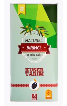 Kuser Tarım Natürel Birinci Zeytinyağı Teneke 5 L Kuser Tarım Natürel Birinci Zeytinyağı Teneke 5 L