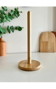 Bambu Kağıt Havluluk - Masa Üstü Rulo Peçetelik - Dik Kağıt Havluluk - Yuvarlak Bambu Kağıt Havluluk - Masa Üstü Rulo Peçetelik - Dik Kağıt Havluluk - Yuvarlak