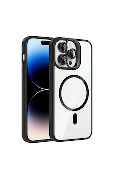 Apple Uyumlu iPhone 14 Pro Max Kılıf Standlı Ve Kamera Lens li M-safe Şarj Özellikli Zore Etro Kapak Çok Renkli