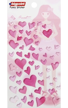 Bigpoint Sticker Damla Kalpler X 15 Adet Bigpoint Sticker Damla Kalpler X 15 Adet