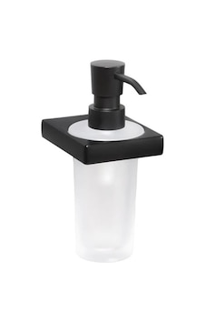 System Flat Sıvı Sabunluk Al6-c1 Siyah System Flat Sıvı Sabunluk Al6-c1 Siyah