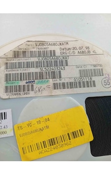 Vj0805a680jxatm 68 Pf 5% 50v 0805 500 Adet Vj0805a680jxatm 68 Pf 5% 50v 0805 500 Adet