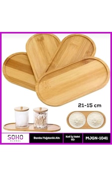 Bambu Yağdanlık Altlığı Çok Renkli