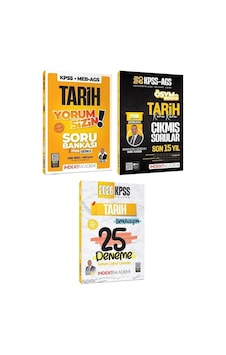İndeks Akademi 2026 Kpss Tarih Yorum Sizin Soru Bankası + Çıkmış Sorular + 25 Deneme 3 Lü Set - Aydın Yüce İndeks Akademi 2026 Kpss Tarih Yorum Sizin Soru Bankası + Çıkmış Sorular + 25 Deneme 3 Lü Set - Aydın Yüce