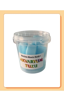 Metilen Mavisi Katkılı Akvaryum Tuzu 140gr Metilen Mavisi Katkılı Akvaryum Tuzu 140gr