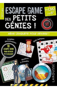 Escape Game Des Petits Génies Publisher Ciltli Escape Game Des Petits Génies Publisher Ciltli