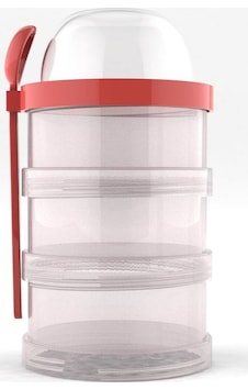 Zweikell Infinity Kırmızı Bpa İçermez 700 Ml Atıştırmalık Kabı Çok Renkli