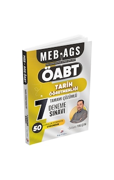 Öabt Meb-ags Tarih Öğretmenliği 7 Deneme Çözümlü - Selami Yalçın Öabt Meb-ags Tarih Öğretmenliği 7 Deneme Çözümlü - Selami Yalçın